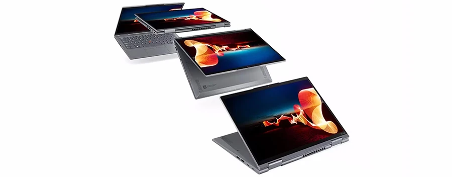 ThinkPad X1 Yoga 2023 xoay gập 360 độ, màn hình cảm ứng, linh hoạt laptop-tablet.