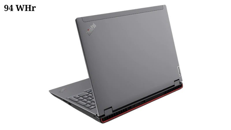 Dung lượng pin tới 94Whr (Nguồn: lenovo.com)