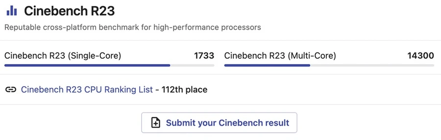Cinebench R23