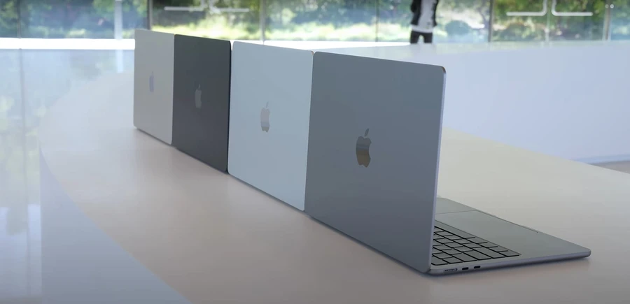 Bảng màu của MacBook Air M2