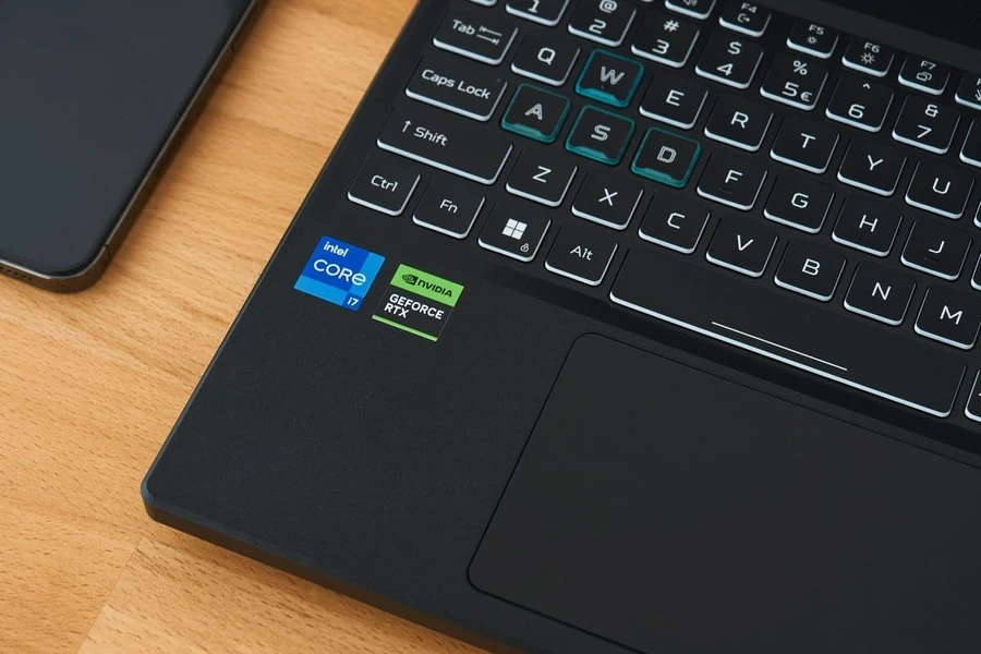Acer Predator Helios Neo 16 sẽ sở hữu cụm phím full-sỉze đầy đủ chữ và số, phục vụ đa dạng nhu cầu từ nhập liệu đến chơi game