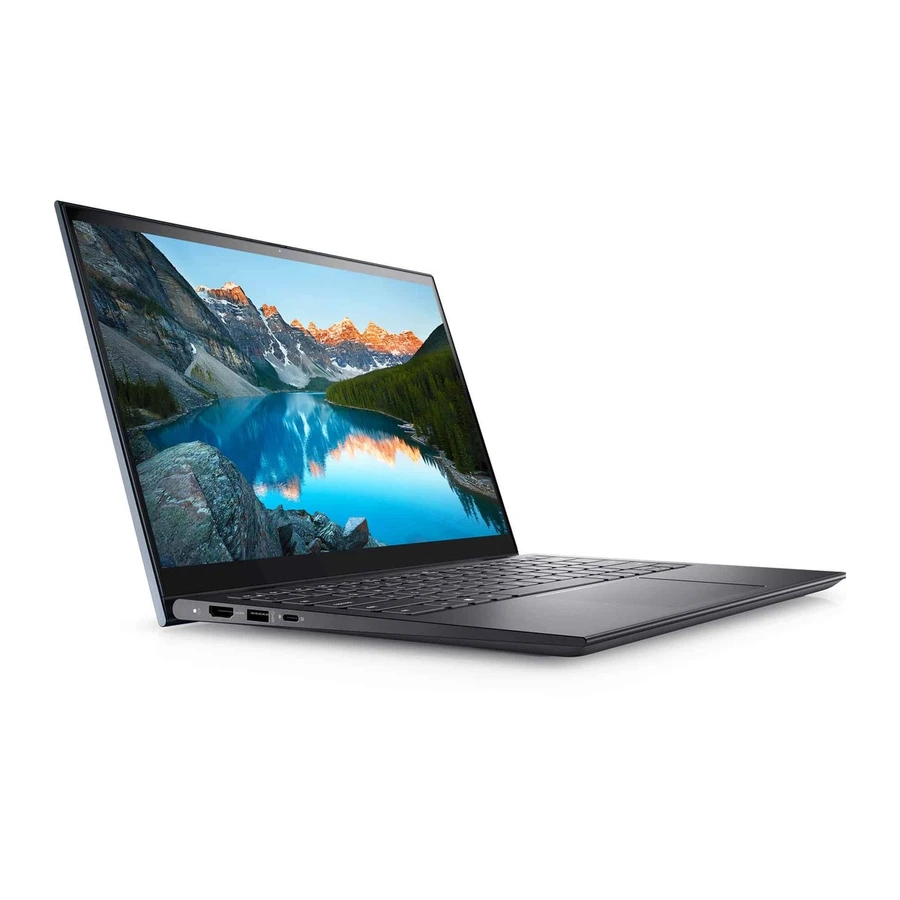 Dell Inspiron 14 7415 2-in-1 với bàn phím và touchpad lớn, mượt mà.