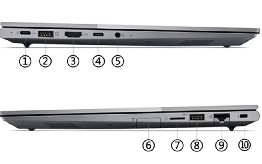 ThinkBook G5+ đều được tích hợp đầy đủ các cổng kết nối thông dụng để bạn dễ dàng kết nối với các thiết bị ngoại vi