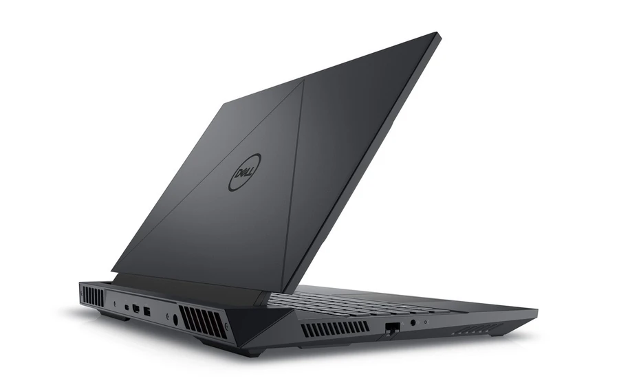 Dell Gaming G15 5530 có thiết kế góc cạnh, mạnh mẽ