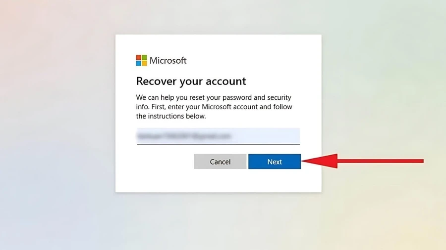 Đăng nhập bằng tài khoản Microsoft đã liên kết với máy tính
