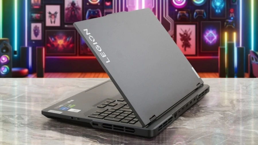 Legion 5 Pro 2024 có ngoại hình bóng bẩy với mặt A được gia công từ hợp kim nhôm cùng chất liệu ABS cao cấp