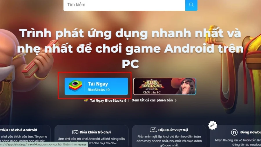 Tải Bluestacks về máy