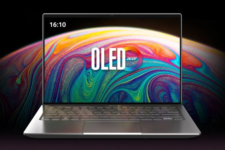 Laptop màn hình OLED có độ tương phản cao