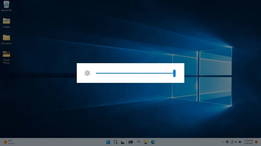 Độ sáng màn hình càng cao, laptop càng tiêu tốn nhiều năng lượng