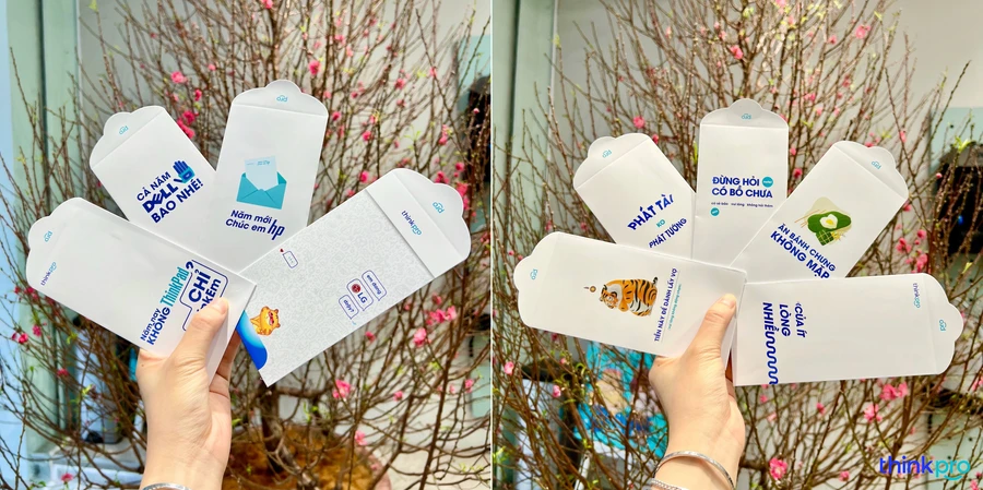 Không khí Tết rộn ràng với bao lì xì thiết kế phiên bản giới hạn từ ThinkPro