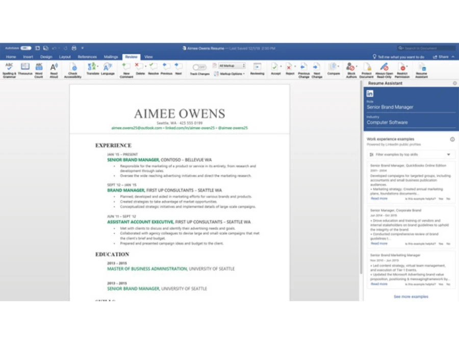 Các tính năng mới trên Microsoft Office 2019