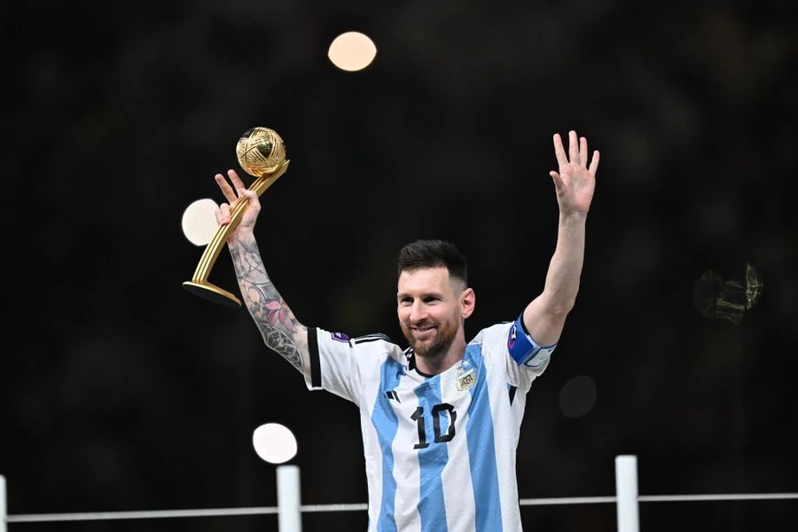 Messi đã ghi bàn tối qua và cũng ẵm luôn danh hiệu xuất sắc nhất World Cup 2022.