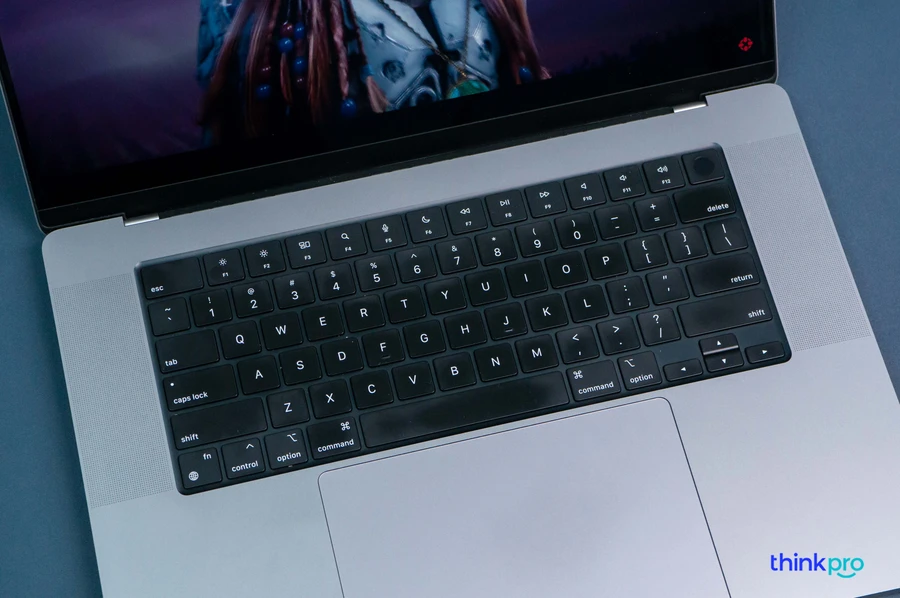 MacBook Pro 16 2021 với bàn phím cắt kéo, phím chức năng lớn hơn và nút nguồn kiêm vân tay