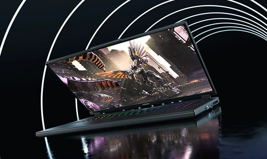 Aorus 17 XE4 sở hữu màn hình viền cực mỏng, xem siêu rộng, chơi siêu mượt