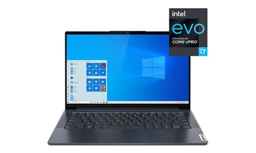 Lenovo Yoga Slim 7 mỏng nhẹ, vỏ nhôm nguyên khối, màn hình viền mỏng, bàn phím đặc trưng, loa Dolby Atmos