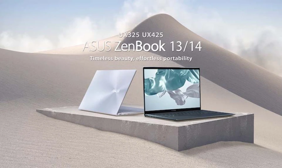 ZenBook 14 UX425 mỏng nhẹ, sang trọng với vỏ nhôm, đầy đủ cổng kết nối.