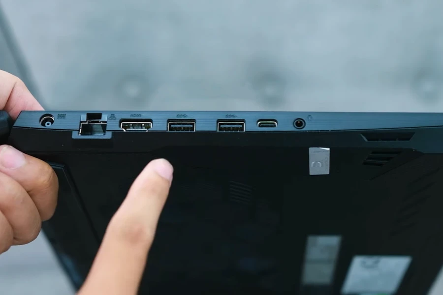 ASUS i5 TUF Gaming F15 2021 được trang bị đa dạng các cổng kết nối