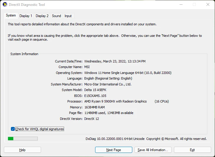APU AMD Ryzen 9 5900HX được trang bị trên chiếc laptop