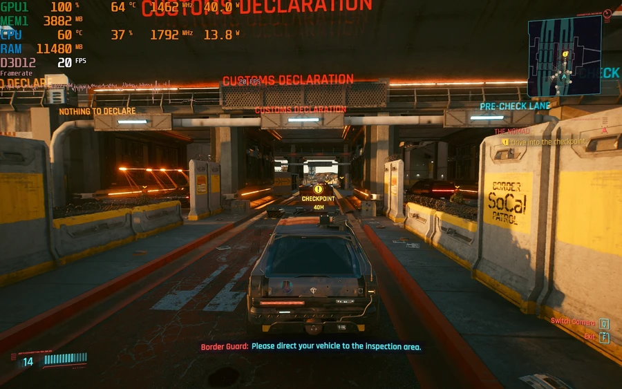Trải nghiệm Cyberpunk 2077 (Ray Tracing: Medium, không bật DLSS 2.0)