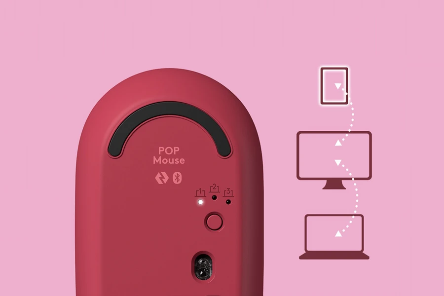 Dễ dàng luân chuyển giữa các thiết bị chỉ với một nút bấm trên chuột Logitech POP