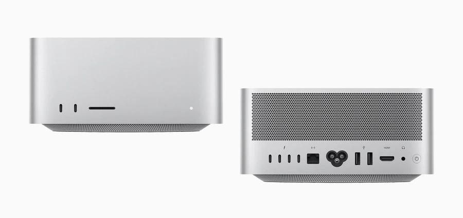 Một điểm cộng cũng rất lớn khác với Mac Studio chính là sự đa dạng về kết nối, khi máy sẽ có lượng cổng dồi dào ở cả trước lẫn sau để phục vụ mọi nhu cầu của người dùng. 