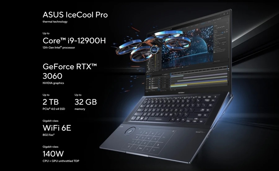 Hiệu năng - ASUS Zenbook Pro 16X OLED UX7602