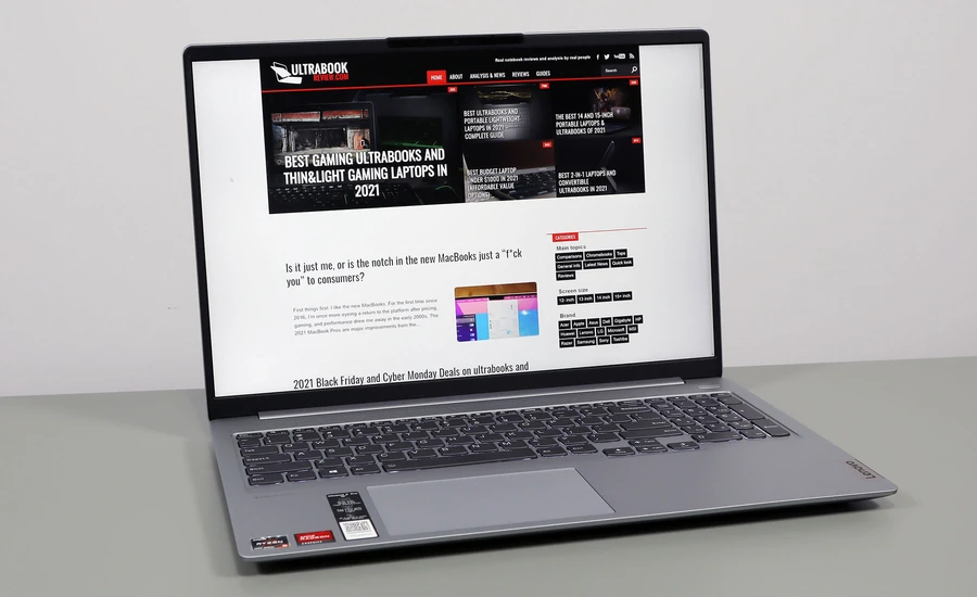 Màn hình Lenovo IdeaPad 5 Pro 16 chất lượng, đảm bảo chất lượng hình ảnh và video sắc nét 