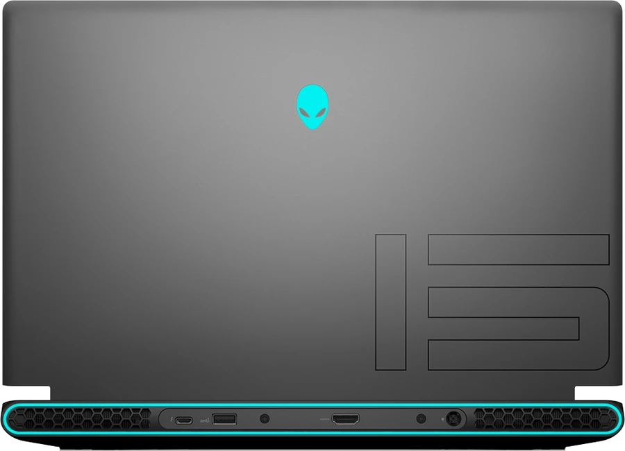 Cổng kết nối phía sau trên Alienware m15 R7
