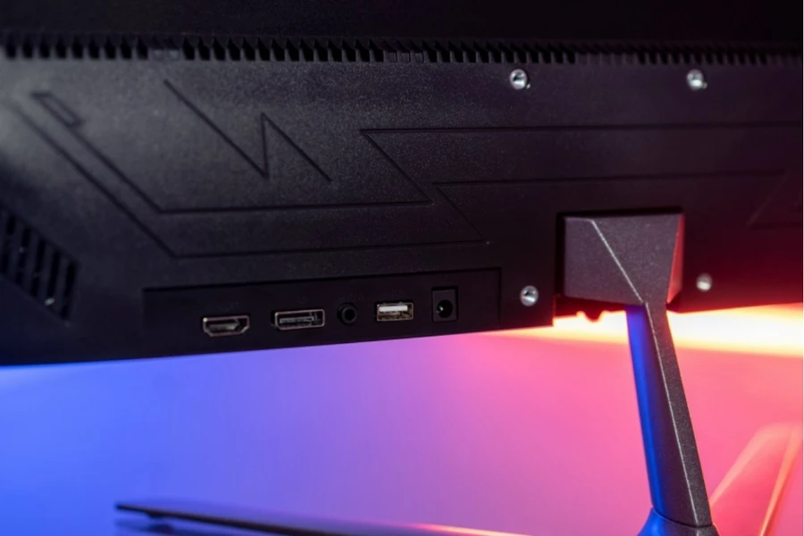 Cổng kết nối trên màn hình gaming 24 inch E DRA