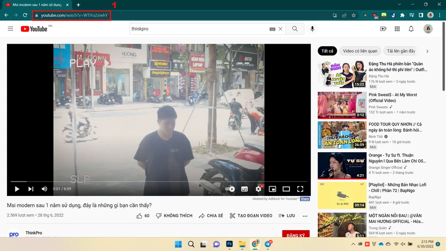Chèn video YouTube vào Google Trang trình bày, tùy chỉnh kích thước, vị trí và bóng đổ
