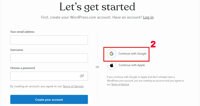 Giao diện thân thiện của WordPress giúp tạo website dễ dàng.