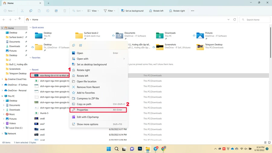 Làm sao để xóa thông tin vị trí ra khỏi ảnh trên Windows 11 để đảm bảo quyền riêng tư