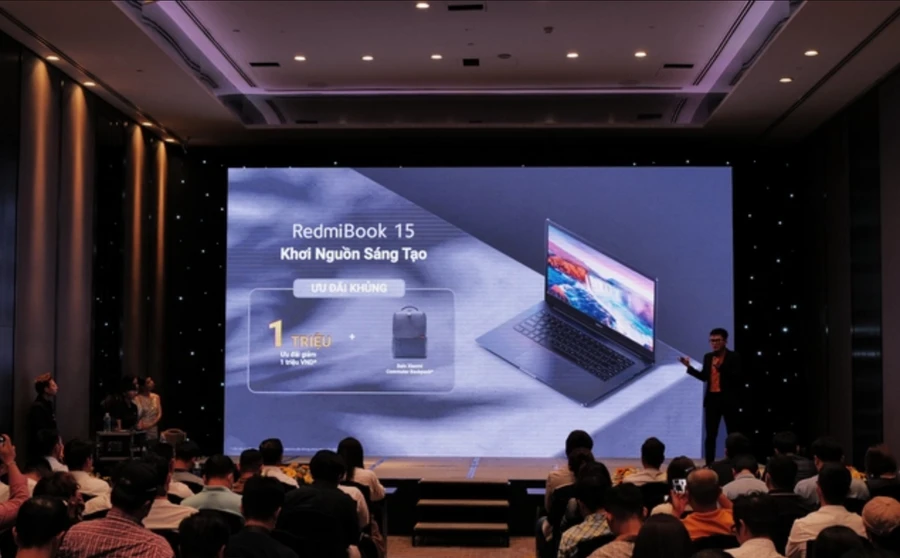 RedmiBook 15 ra mắt tại Việt Nam với CPU Intel Gen 11, giá từ 12.9 triệu đồng
