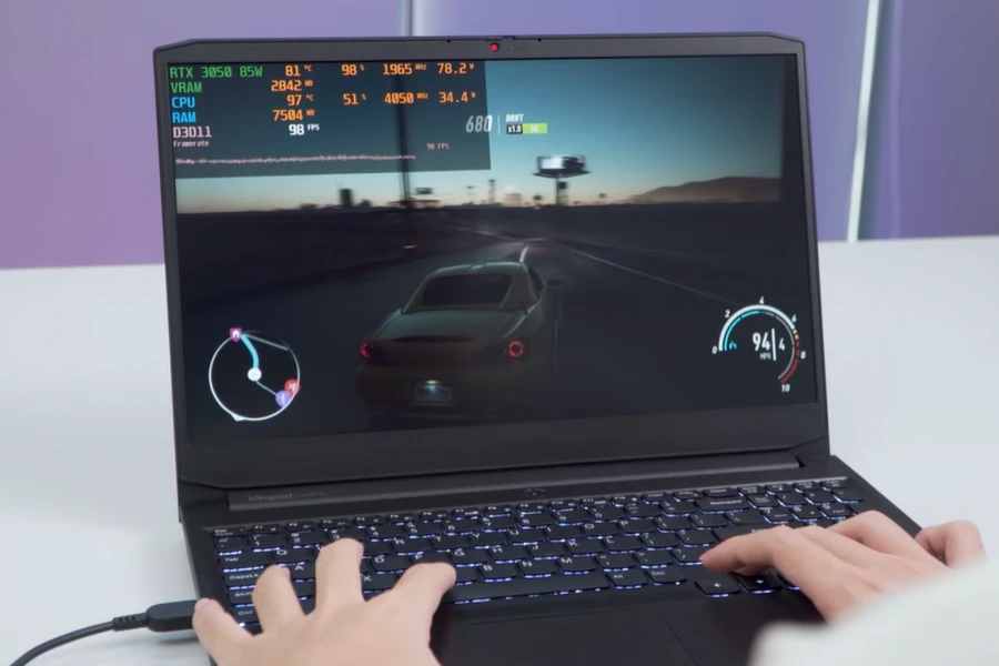 Mức hiệu suất cho ra tương đối ổn trên chiếc IdeaPad Gaming 3 2021