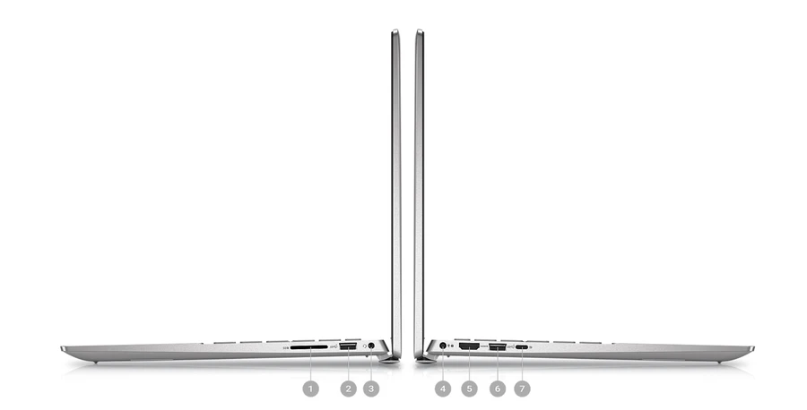 Dell Inspiron 14 5425 được Dell trang bị khá đầy đủ các cổng kết nối phổ biến