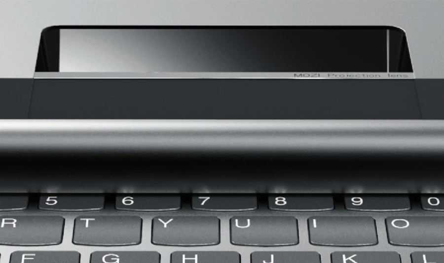 Lenovo chỉ chia sẻ duy nhất một hình ảnh về ý tưởng chiếc máy tính xách tay mới này có thiết kế phần bàn phím có kể kéo ra