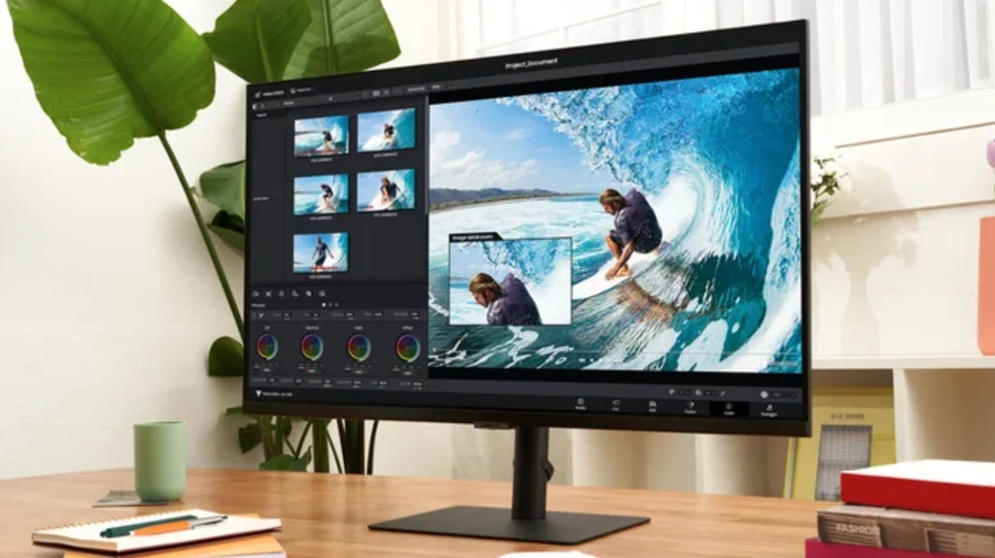ViewFinity S8 trang bị tấm nền IPS LCD với độ phân giải 4K