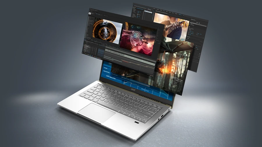 Acer Swift X sở hữu vi xử lý Intel Core i5 thế hệ thứ 11