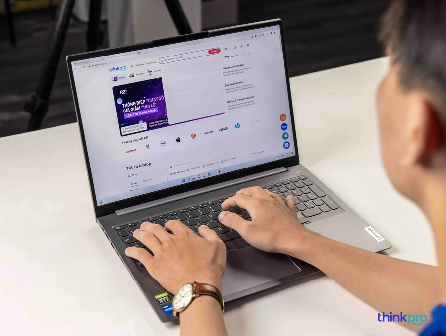Hiệu năng Lenovo ThinkBook 16 G4+ tương tối ổn định