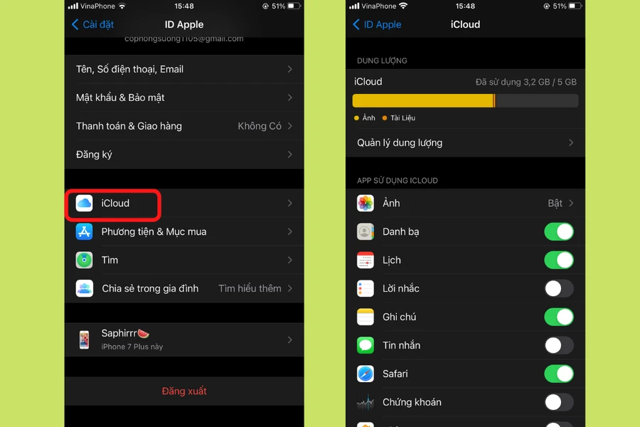 Tắt sao lưu iCloud cho ứng dụng không cần thiết và bật chế độ tối để tiết kiệm pin iPhone