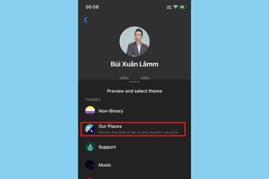 iPhone tự động thay đổi theme theo thời gian trong ngày để tăng sự thú vị