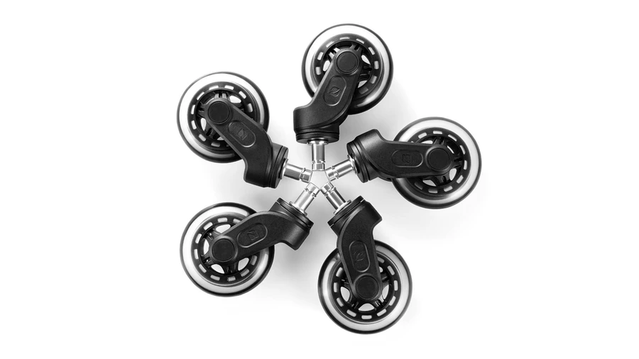 Bánh xe Ghế văn phòng Heli được cấu thành từ PU mềm