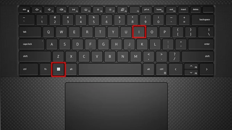 Nhấn tổ hợp phím Windows + I