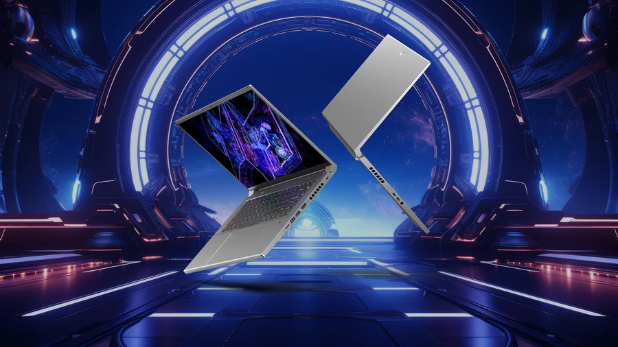 Một chiếc là Acer Swift Go 14 siêu cơ động, và chiếc còn lại là Acer Predator Triton Neo 16 chuyên để chơi game. 