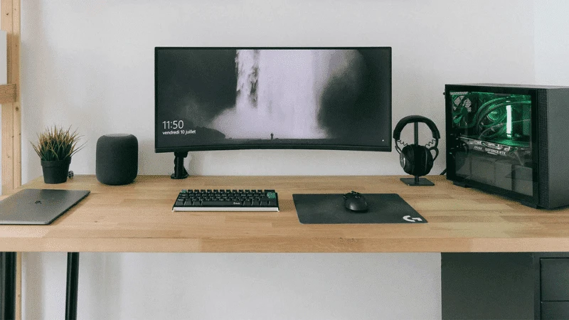Góc Gaming với nhiều diện tích để trang trí