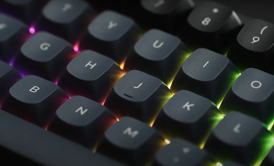 Keychron K6 Pro có hệ thống LED RGB đầy màu sắc