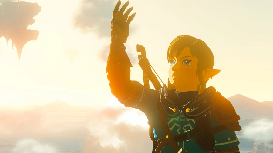 Link hình ảnh The Legend of Zelda: Tears of the Kingdom, Link sử dụng khả năng mới.