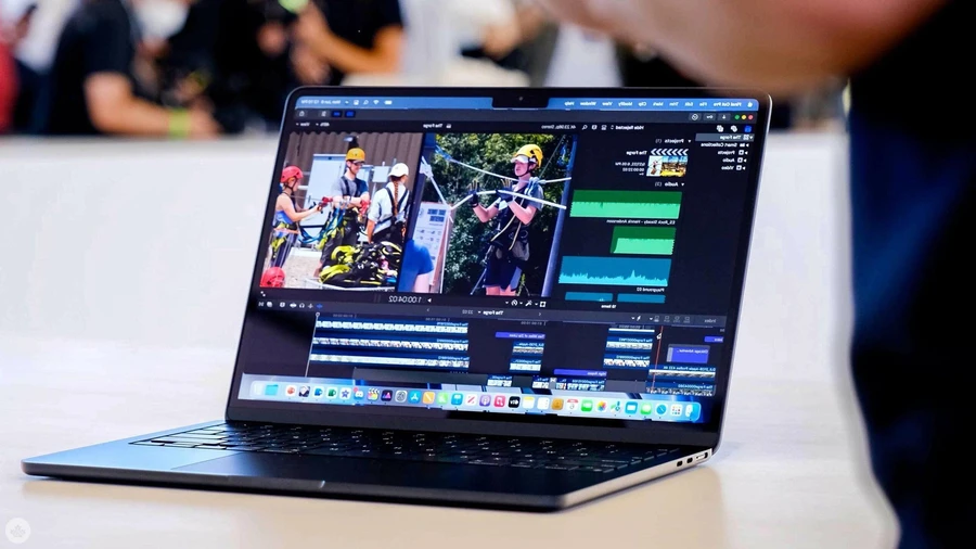 Edit video trên laptop MacBook Air 15