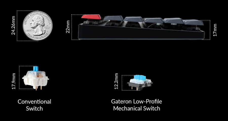 Thiết kế - Bàn phím cơ Keychron K1 Pro QMK/VIA