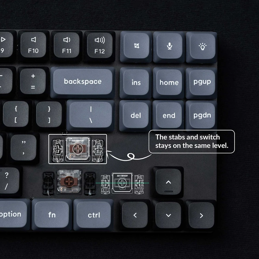Stab - Bàn phím cơ Keychron K1 Pro QMK/VIA